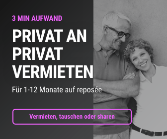 Privat an privat vermieten, für 1-12 Monate