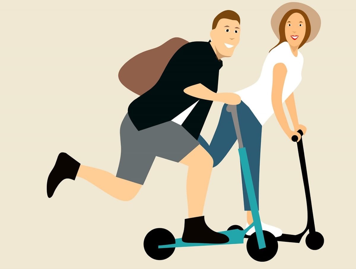 Praktische E-Scooter
